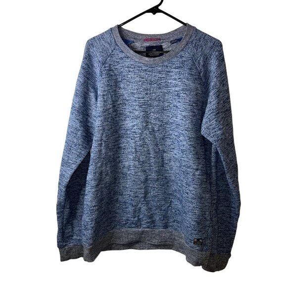Scotch And Soda Mens Sweatshirt Size XL Blue Cotton Blend Knit Crew Neck - Picture 1 of 9